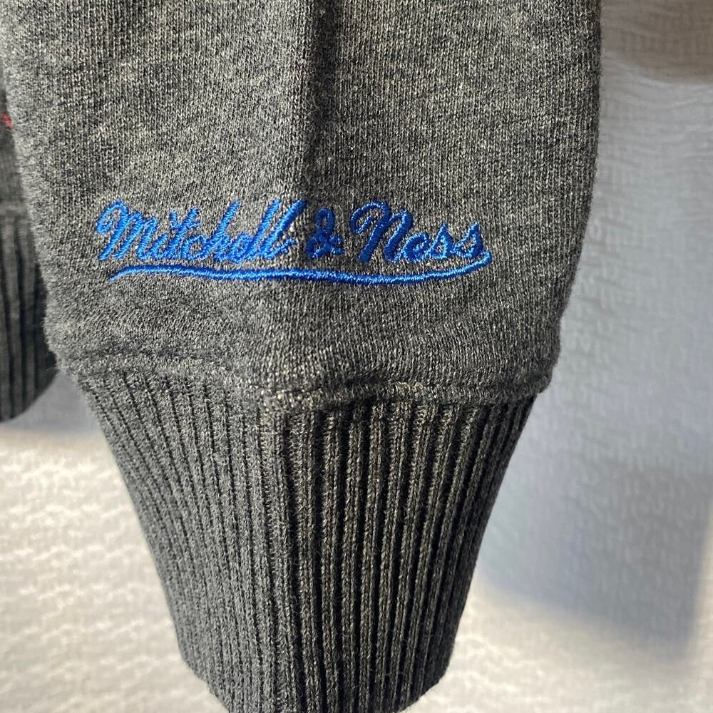 Mitchell & Ness Kansas City Wizards MLS Hoodie Gray Blue Small FPHD1225-KCWYYPPB - Picture 5 of 9